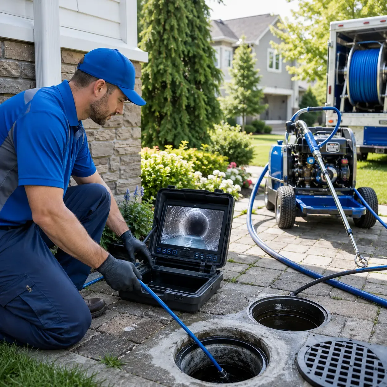 Outdoor drain cleaning professionals serving Atlantic Highlands, NJ